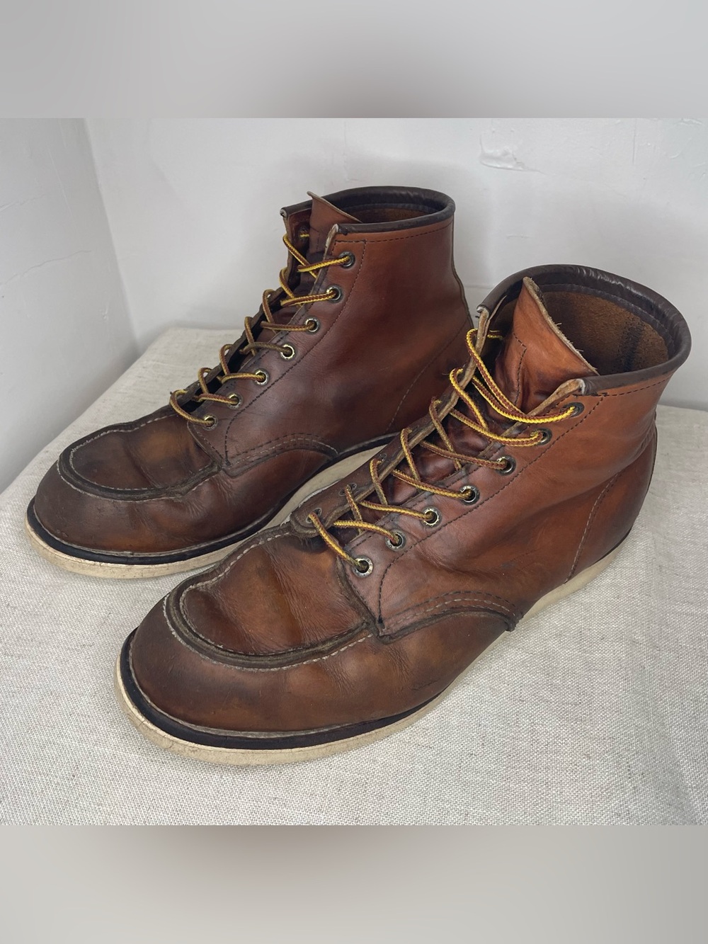 10875 Red Wing Moctoe - SoftToe TRACTION TRED Men's 6-inch Lace up Leather Boots - Picture 2 of 11